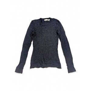 Inhabit Black Crewneck Sweater, Women's Size L